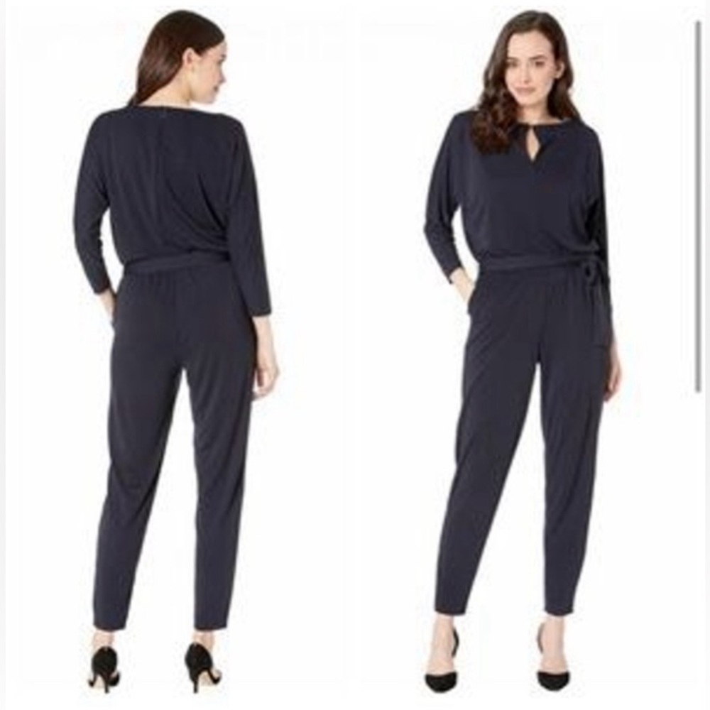 ⭐️Lauren Ralph Lauren Keyhole Black Jumpsuit NWT S